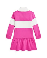 Polo Ralph Lauren Toddler and Little Girls Logo French Terry Quarter-Zip Dress