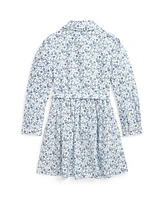 Polo Ralph Lauren Toddler and Little Girls Floral Cotton Oxford Shirtdress