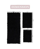Home Weavers Bell Flower -Pc. Bath Rug Set