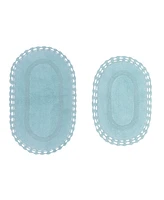 Home Weavers Hampton Crochet Reversible -Pc. Bath Rug Set