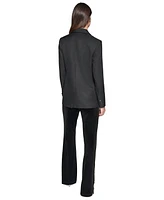 Karl Lagerfeld Paris Women's Three-Button Embellished Blazer