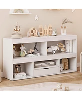 gaomon 5 Cubes Kids Bookshelf with Drawer