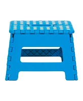 Slickblue Non-Slip Foldable Step Stool Set of 2 – Convenient Handle for Easy Carrying