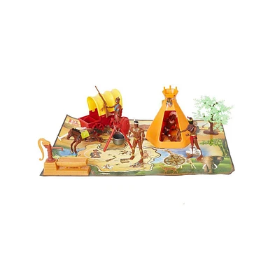 Slickblue Native American Toy Soldiers Set – Action Figurines Playset for Educational Fun