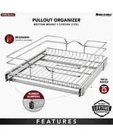 Rev-a-Shelf Kitchen Cabinet Pullout Shelf Organizer, 18 x 20 In, 5WB1-1820CR-1