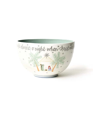 Coton Colors O Holy Night in Color Footed Bowl