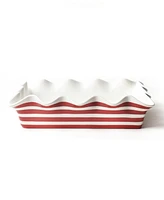 Coton Colors Stripe 13" Ruffle Casserole