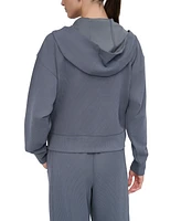 Dkny Women's Highline Ribbed Hoodie