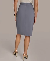 Donna Karan New York Women's Button-Trim Pencil Skirt