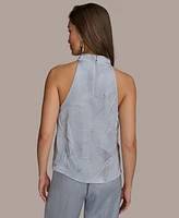 Donna Karan New York Women's Plisse Halter Top
