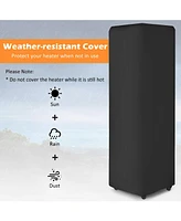 Sugift 41 000 Btu Propane Patio Heater with Metal Hood