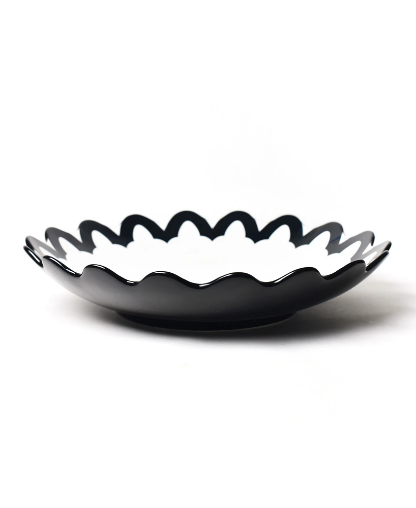 Coton Colors Arabesque Scallop Pasta Bowl