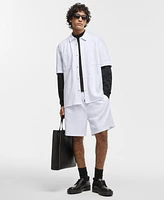 Mode of One Men's Textured Knit Shorts, Exclusively at Macy's