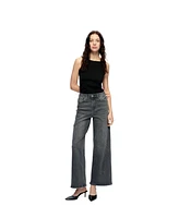 Bayeas Women's Judy High Rise Wide Leg Jeans