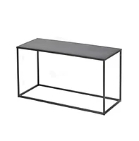 Slickblue Simple Industrial Coffee Table – Anti-Scratch and Rust Resistant Cocktail Table