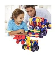 Slickblue 3D Vehicle Building Blocks Set – Novelty Design for Diy Fun, Perfect as Birthday Gifts