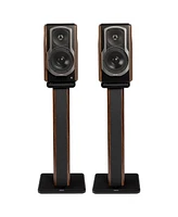 Edifier S2000MKIII Powered Bluetooth Bookshelf 2.0 Speakers with speaker stands