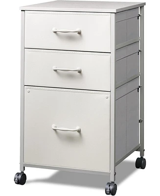 Mobile File Cabinet, Rolling Printer Stand with 3 Drawers