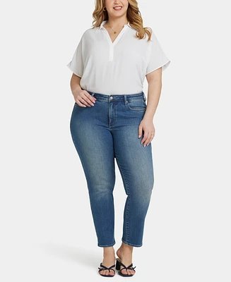 Nydj Plus Sheri Slim Ankle Jeans