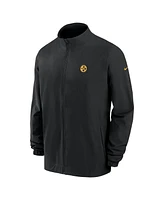 Nike Men's Black Pittsburgh Steelers 2023 Sideline Full-Zip Jacket