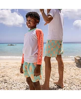 Snapper Rock Big Boys Coastal Shells Sustainable Swim Short