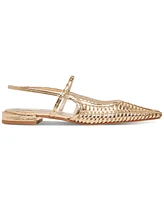 Dolce Vita Women's Phinly Woven Slingback Mary Jane Flats