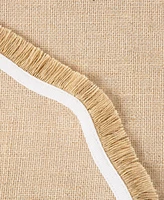 Fiesta Textured Jute Scallop Border Placemat, Set of 4