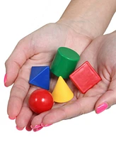 edxeducation Mini Geometric Solids, Set of 40