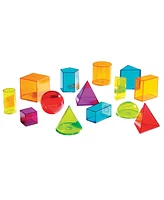 Learning Resources View-Thru Geometric Solids Set of 14