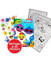 Crayola Baby Shark Coloring Book, 8 Pack