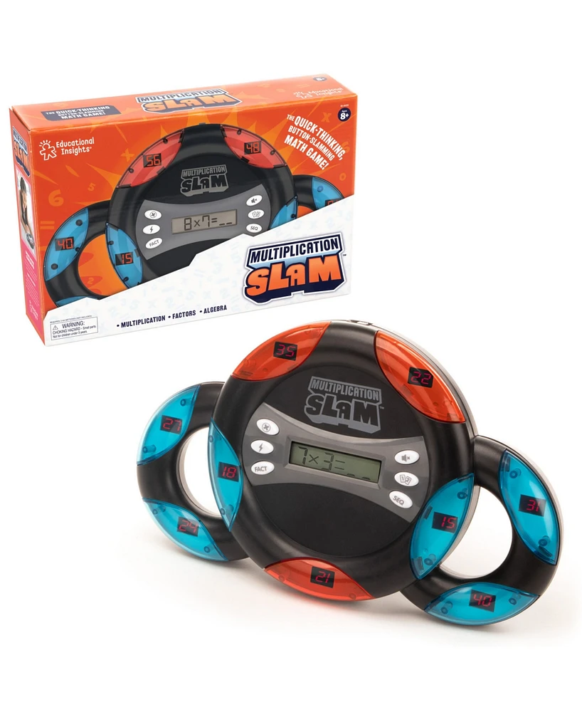 Educational Insights Multiplication Slam Handheld Electronic Math Game