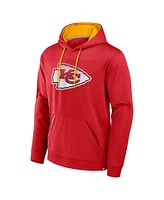 Fanatics Men's Red Kansas City Chiefs Defender Pullover Hoodie