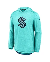 Fanatics Men's Blue Seattle Kraken Authentic Pro Rink Lightweight Pullover Hoodie