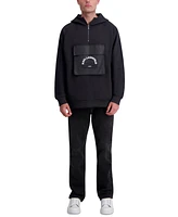 Karl Lagerfeld Paris Men's Longitude/Latitude Front Pocket Hoodie