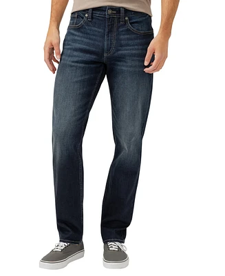 Silver Jeans Co. Men's Eddie Classic Athletic Fit Tapered Leg