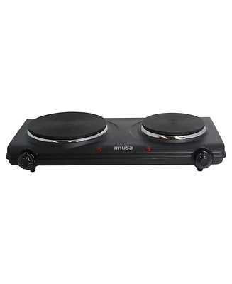 Imusa 1500 Watts Electric Double Hot Plate Burner