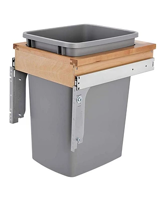 Rev-a-Shelf Pullout Top Mount Trash Can 35 qt., Silver