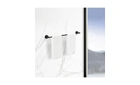 Slickblue Bathroom Hardware Set Towel Bar, Toilet Paper Holder, and Hooks for Modern Decor
