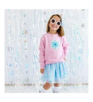 Sweet Wink Toddler Girls Snowflake Patch Sweatshirt