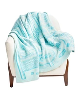 Saturday Park Gilmore Girls Feather Knit Fluffy 50x60 Throw Blanket
