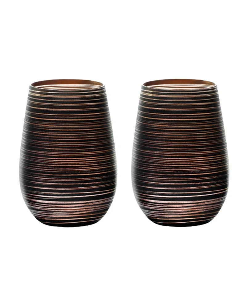 Stolzle Lausitz Olympia Twister Tumblers