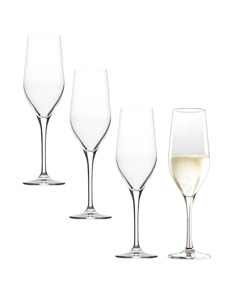 Stolzle Lausitz Grand Epicurean Champagne Flutes, Set of 4