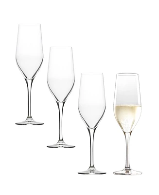 Stolzle Lausitz Grand Epicurean Champagne Flutes, Set of 4