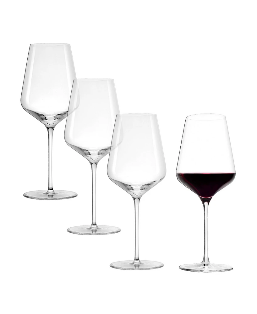 Stolzle Lausitz STARlight Bordeaux Glasses, Set of 4
