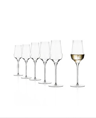 Stolzle Lausitz Cocoon Champagne Flutes, Set of 6