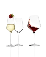 Stolzle Lausitz STARlight Burgundy Glasses, Set of 4