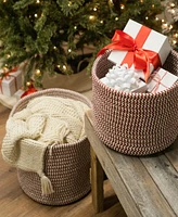 Colonial Mills Vixen Zig-Zag Woven Holiday Basket