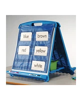 Copernicus Tabletop Easel with Dry Erase Boards, Pocket Chart, and Storage Tubs