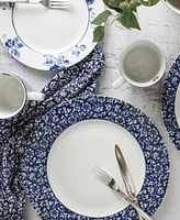 Closeout! Laura Ashley Blueprint Collectables Sweet Allysum Plates in Gift Box, Set of 4