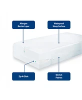 CleanBrands Pro Zippered Mattress Encasement, Queen